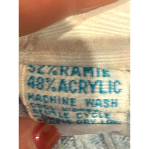 Vintage 80s Disney Mickey Mouse Ski Sweater 2T Sunday Comics Blue Gray EUC - Picture 10 of 15